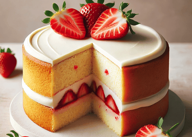 bolo de baunilha com recheio de morango, receita de bolo de baunilha, bolo de baunilha caseiro, bolo de baunilha, bolo com essencia de baunilha, vanilla cake with strawberry filling, vanilla cake recipe, homemade vanilla cake, vanilla cake, pastel de vainilla con relleno de fresa, receta de pastel de vainilla, pastel de vainilla casero, pastel de vainilla